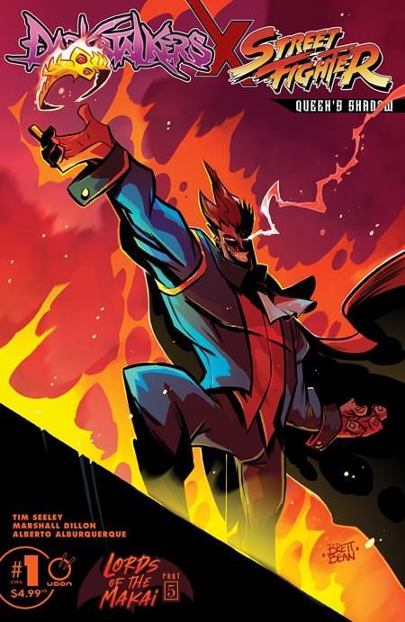 DARKSTALKERS X STREET FIGHTER QUEENS SHADOW #1 (ONE SHOT) CVR B BRETT BEAN VAR DARKSTALKERS X STREET FIGHTER QUEENS SHADOW #1 (ONE SHOT) CVR B BRETT BEAN VAR
