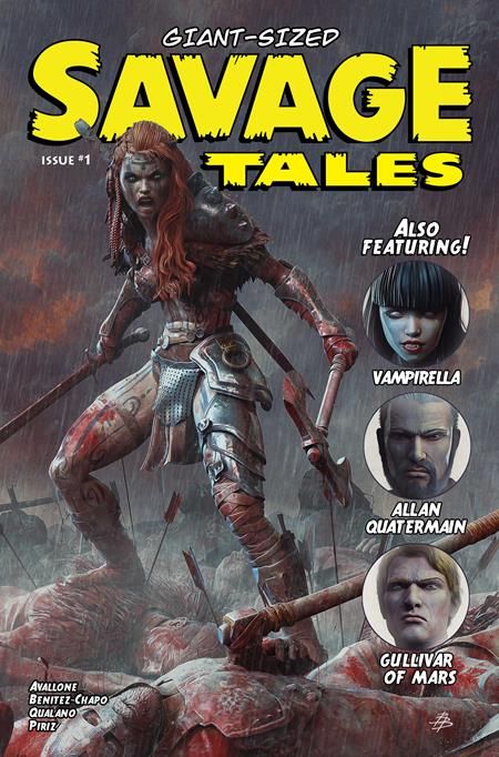 GIANT SIZED SAVAGE TALES (ONE SHOT) CVR A BJORN BARENDS RED SONJA