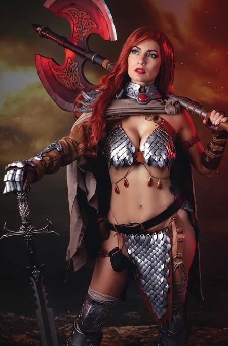 GIANT SIZED SAVAGE TALES (ONE SHOT) CVR I 1:10 IVY COSPLAY RED SONJA VIRGIN VAR