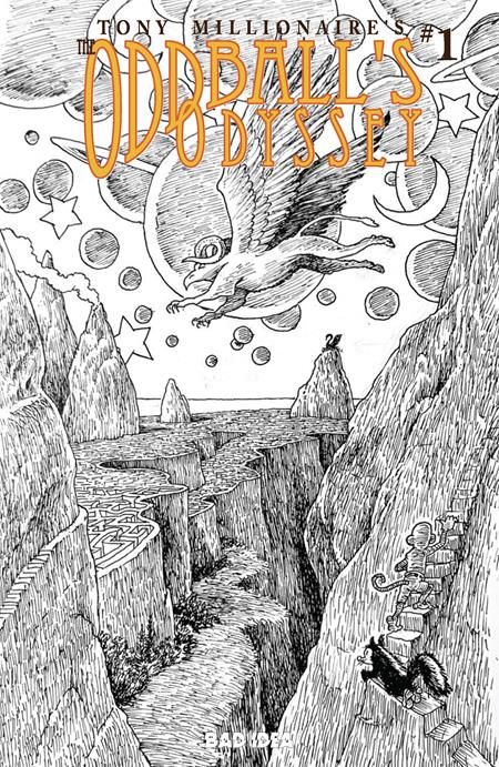 ODDBALLS ODYSSEY #1 (ONE-SHOT) CVR F 1:20 TONY MILLIONAIRE BLACK & WHITE VAR