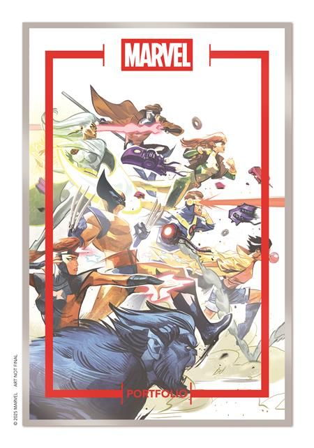 MARVEL PORTFOLIO OF MIKE DEL MUNDO X-MEN 9 PRINT SET