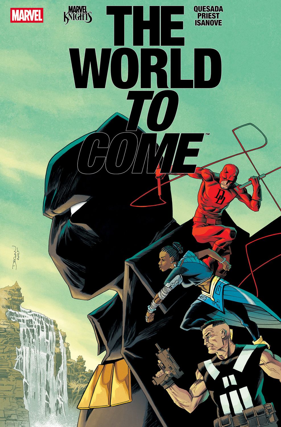 MARVEL KNIGHTS: THE WORLD TO COME #6 DECLAN SHALVEY 1:25 VARIANT