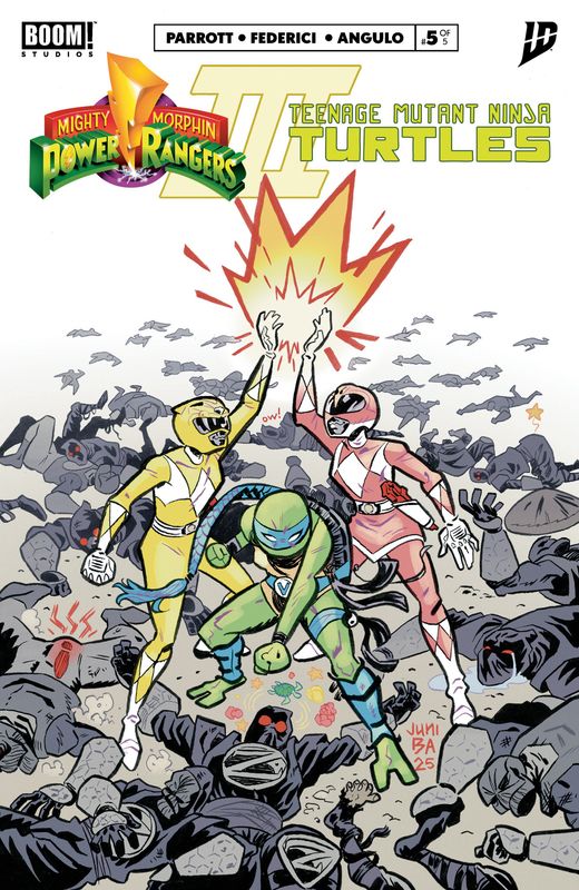 Mighty Morphin Power Rangers/Teenage Mutant Ninja Turtles III #5 B Variant (Dressed, Ba) Mighty Morphin Power Rangers/Teenage Mutant Ninja Turtles III #5 B Variant (Dressed, Ba)