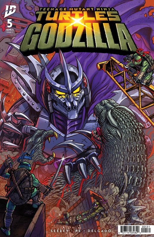 Teenage Mutant Ninja Turtles x Godzilla #5 Variant C (Frank) Teenage Mutant Ninja Turtles x Godzilla #5 Variant C (Frank)