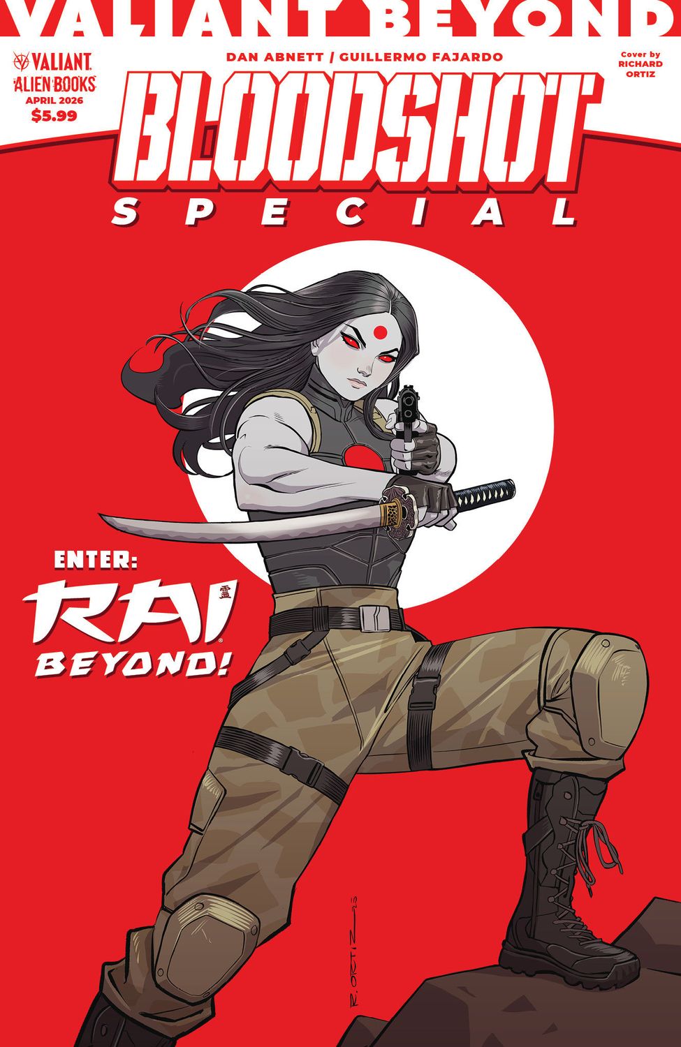 Valiant Beyond: Bloodshot: Special Variant 1:15 (Ortiz Full Art)