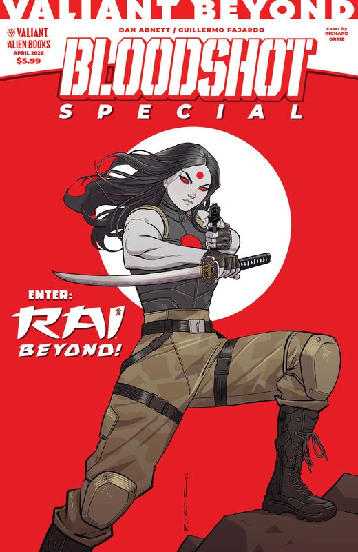 Valiant Beyond: Bloodshot: Special Variant 1:15 (Ortiz Full Art)