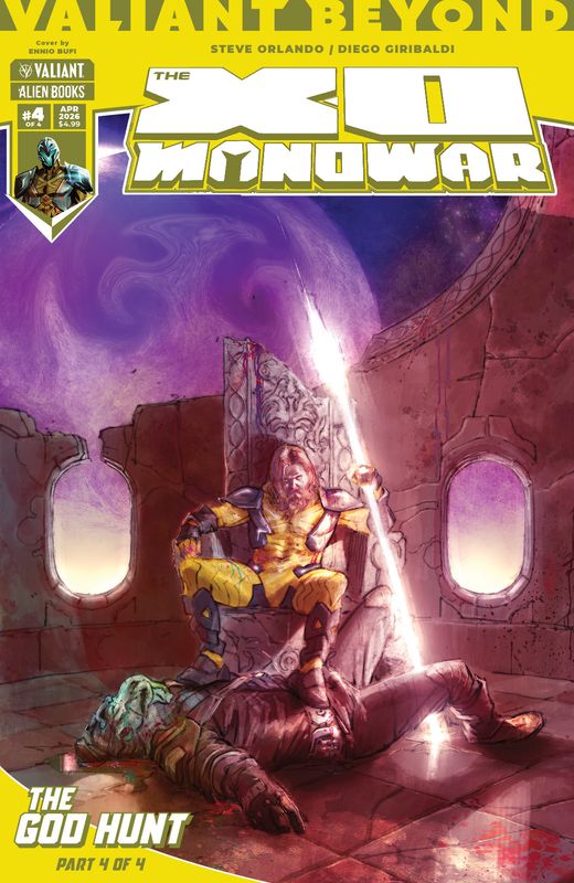 Valiant Beyond: The X-O Manowar #8--The God Hunt #4 Variant B (Bufi)