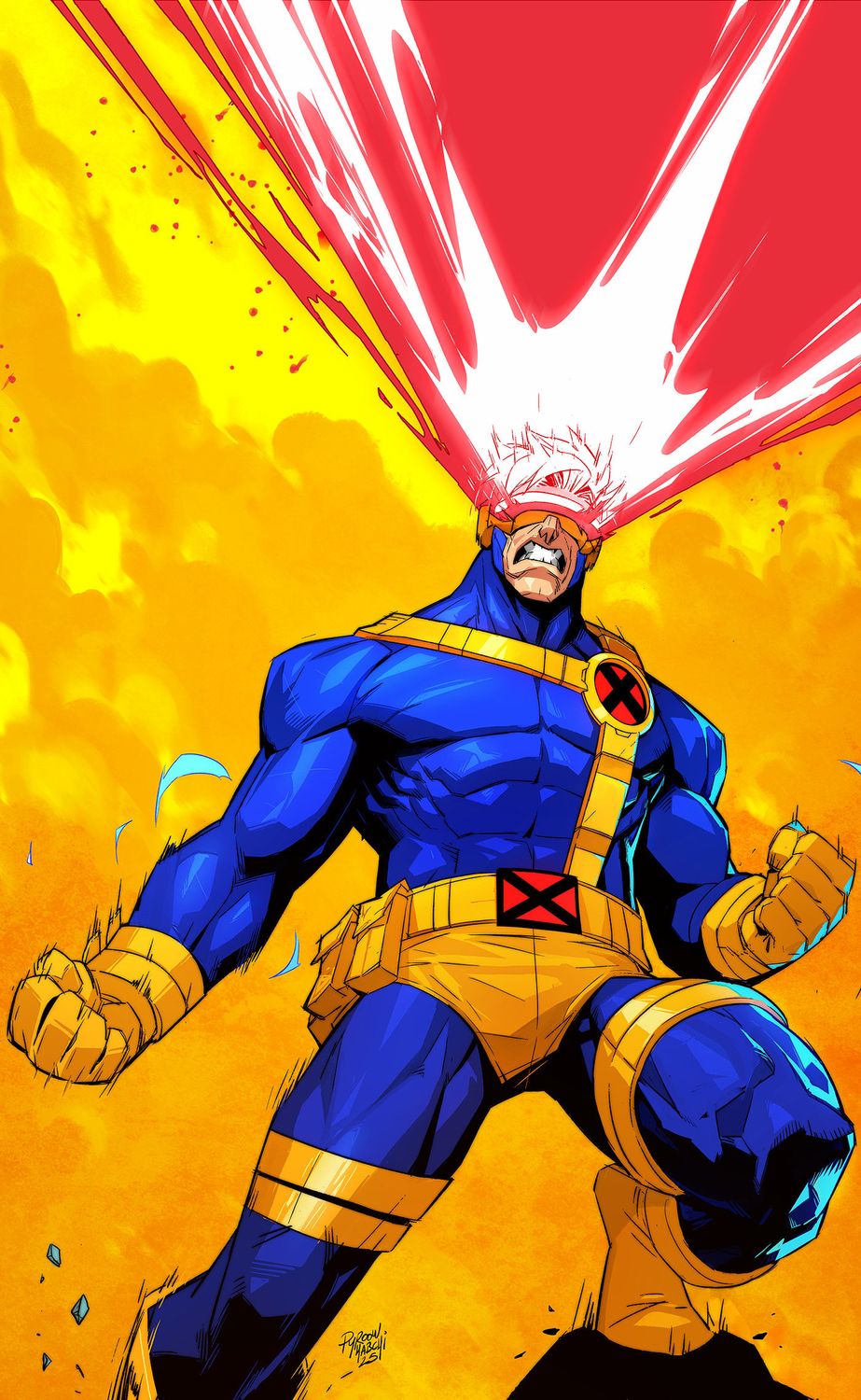 CYCLOPS #1 HICHAM HABCHI RATIO VIRGIN 2ND PRINTING 1:25 VARIANT