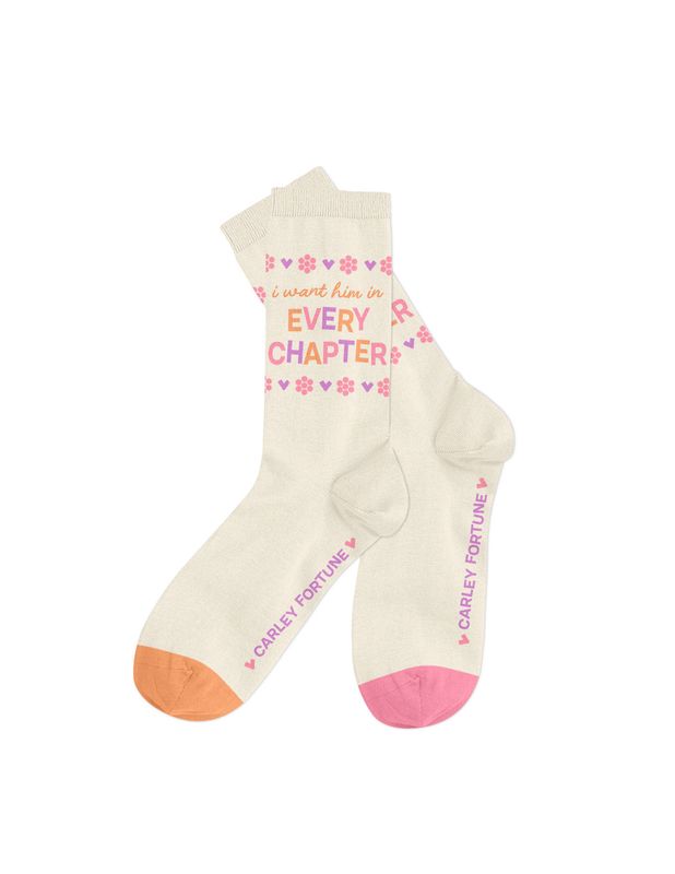 Carley Fortune Every Chapter Socks