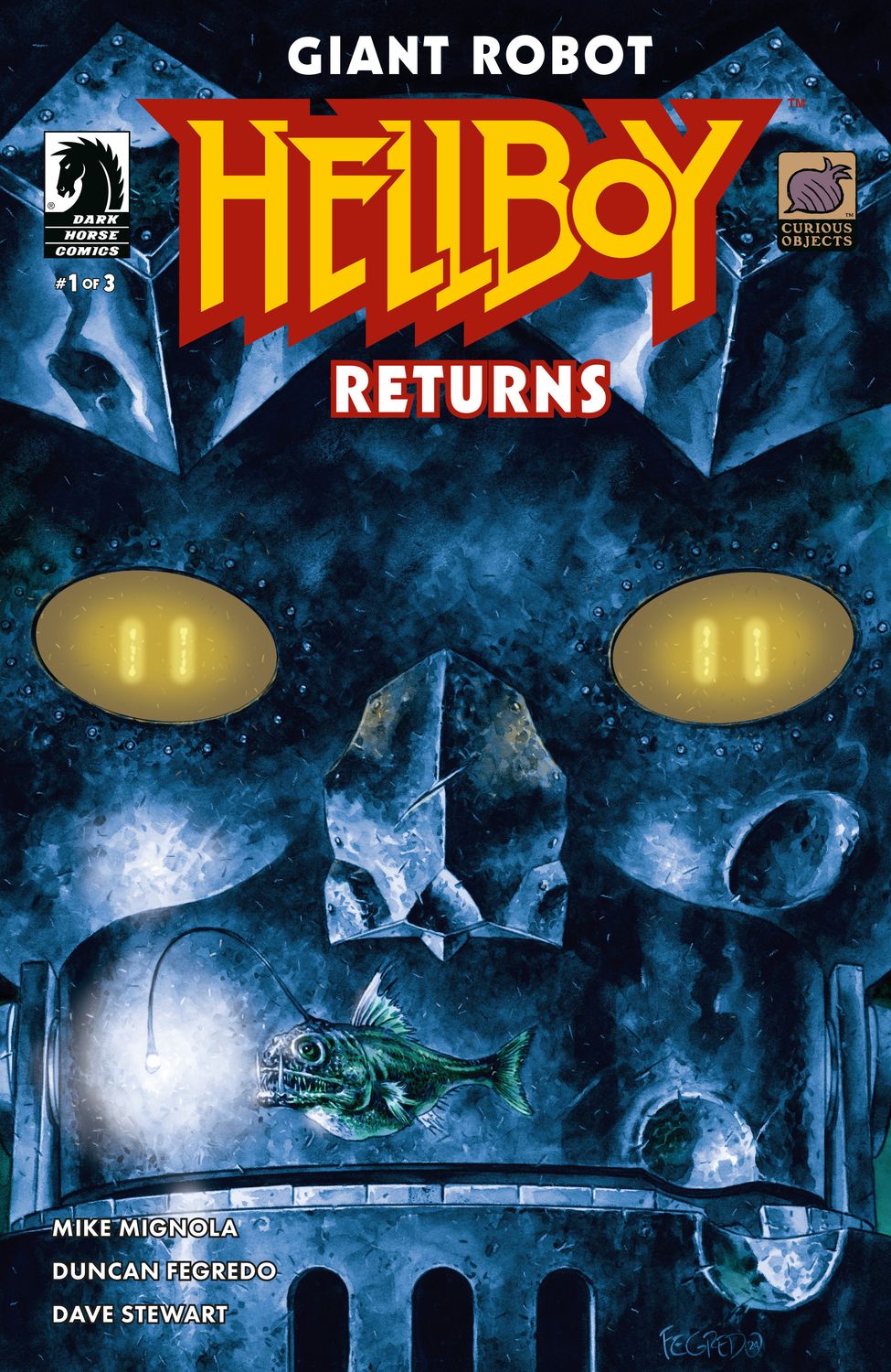 Giant Robot Hellboy Returns #1 (CVR A) (Duncan Fegredo)
