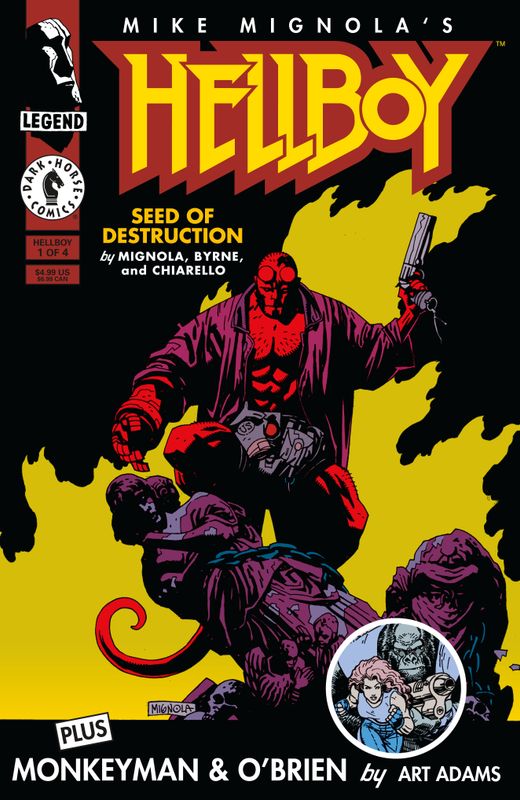 Hellboy: Seed of Destruction #1 (Facsimile Reprint) (CVR A) (Mike Mignola)
