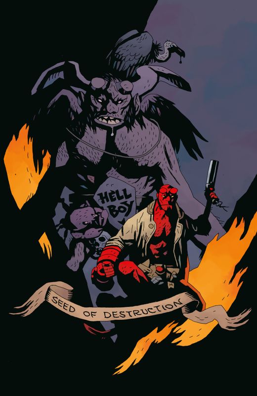 Hellboy: Seed of Destruction #1 (Facsimile Reprint) (CVR B) (1:25) (Mike Mignola)