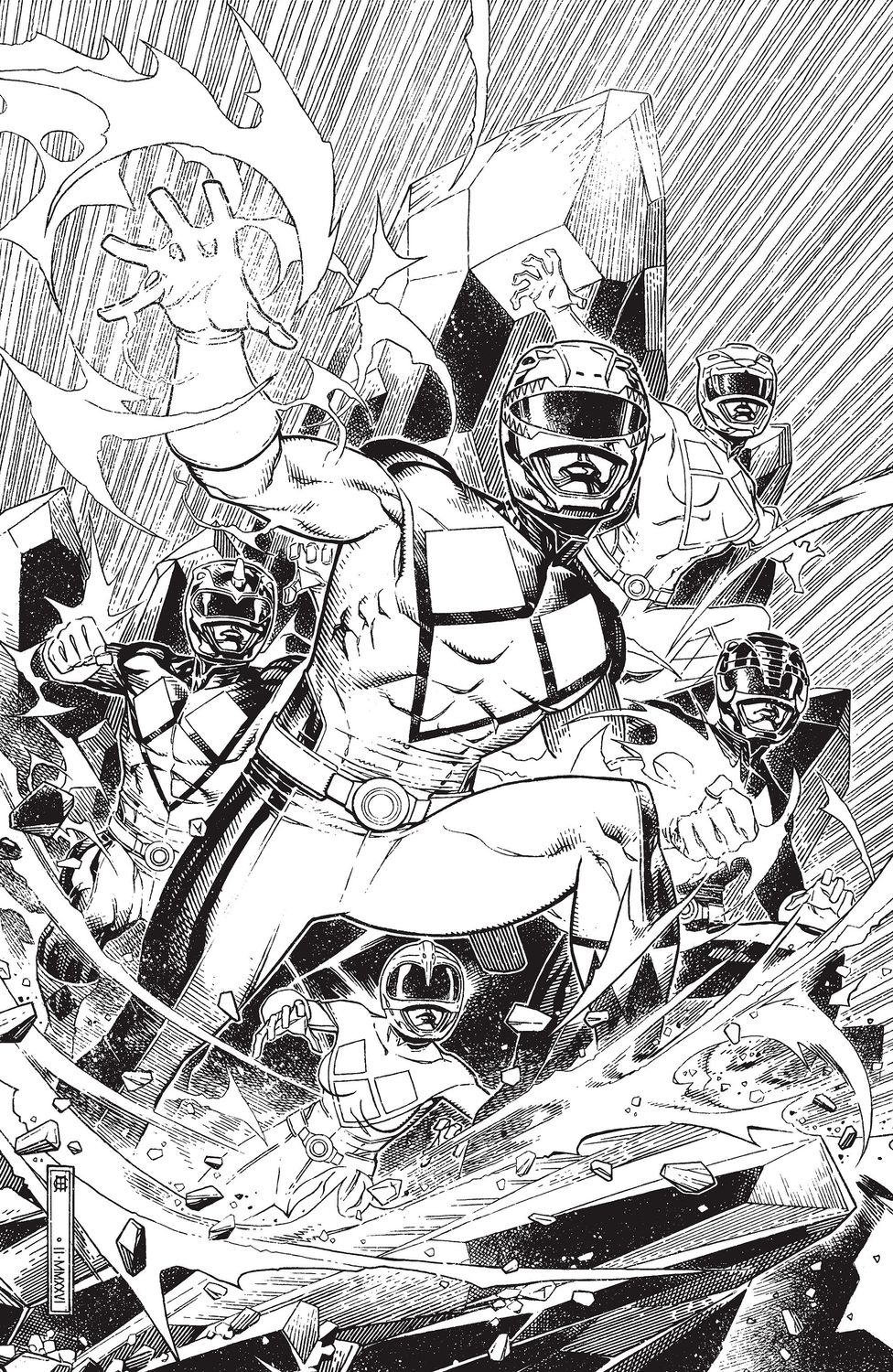 Mighty Morphin Power Rangers (2026) #1 I 1:50 Variant (Full Art, Cheung)