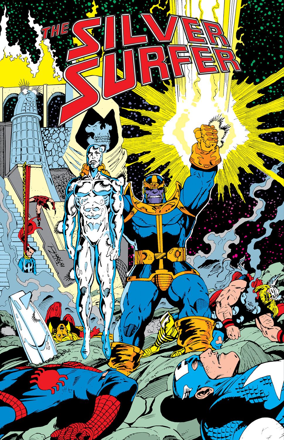 Silver Surfer: The Infinity Gauntlet Omnibus Ron Lim Infinity Gauntlet Cover Silver Surfer: The Infinity Gauntlet Omnibus Ron Lim Infinity Gauntlet Cover