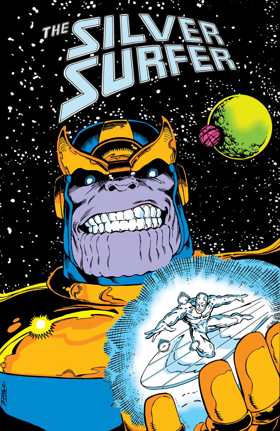 Silver Surfer: The Infinity Gauntlet Omnibus Ron Lim Marvel Age Cover [DM Only]