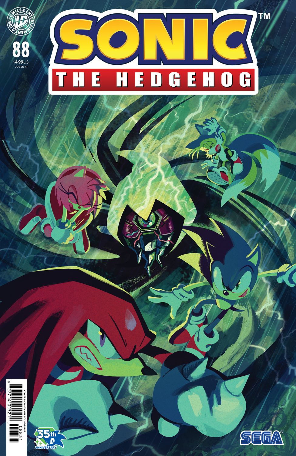 Sonic the Hedgehog #88 Variant 1:15 (Fourdraine)