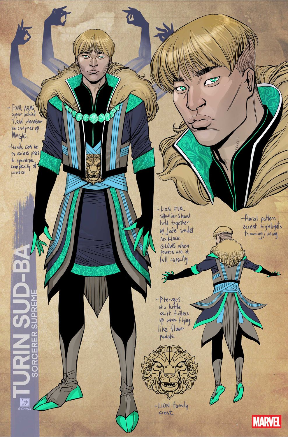 SORCERER SUPREME #7 BERNARD CHANG DESIGN 1:10 VARIANT