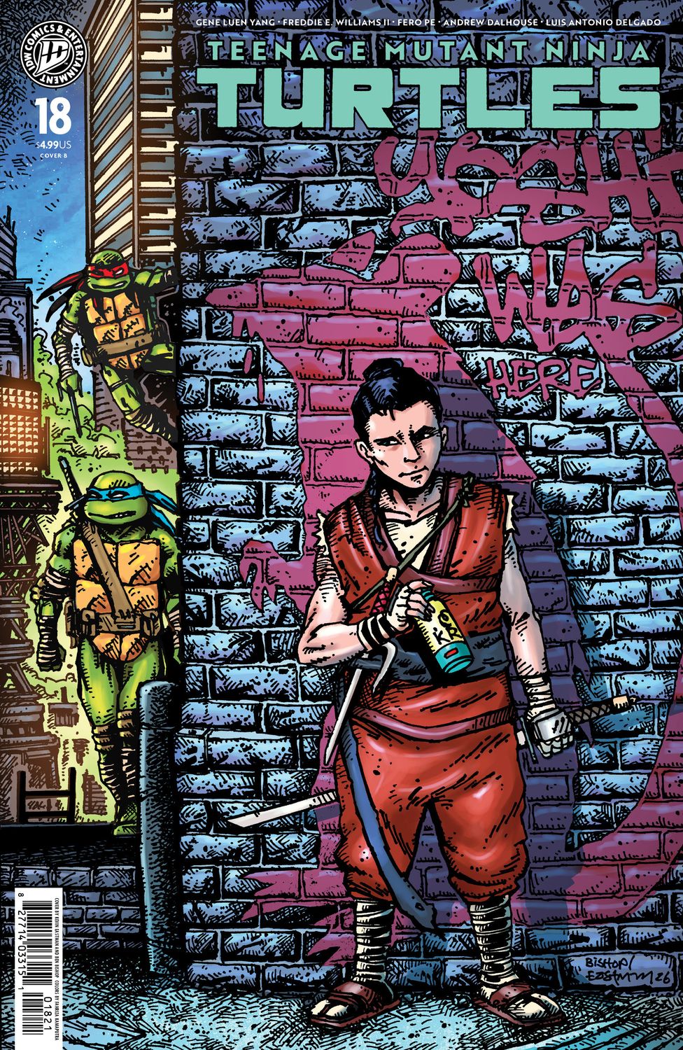 Teenage Mutant Ninja Turtles #18 Variant B (Eastman & Bishop) Teenage Mutant Ninja Turtles #18 Variant B (Eastman & Bishop)