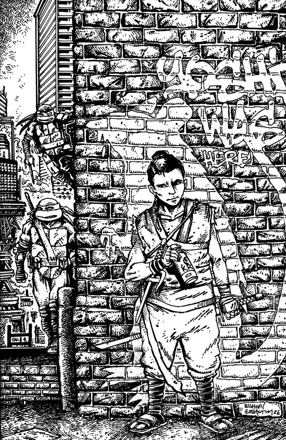 Teenage Mutant Ninja Turtles #18 Variant 1:10 (Eastman & Bishop Full Art)