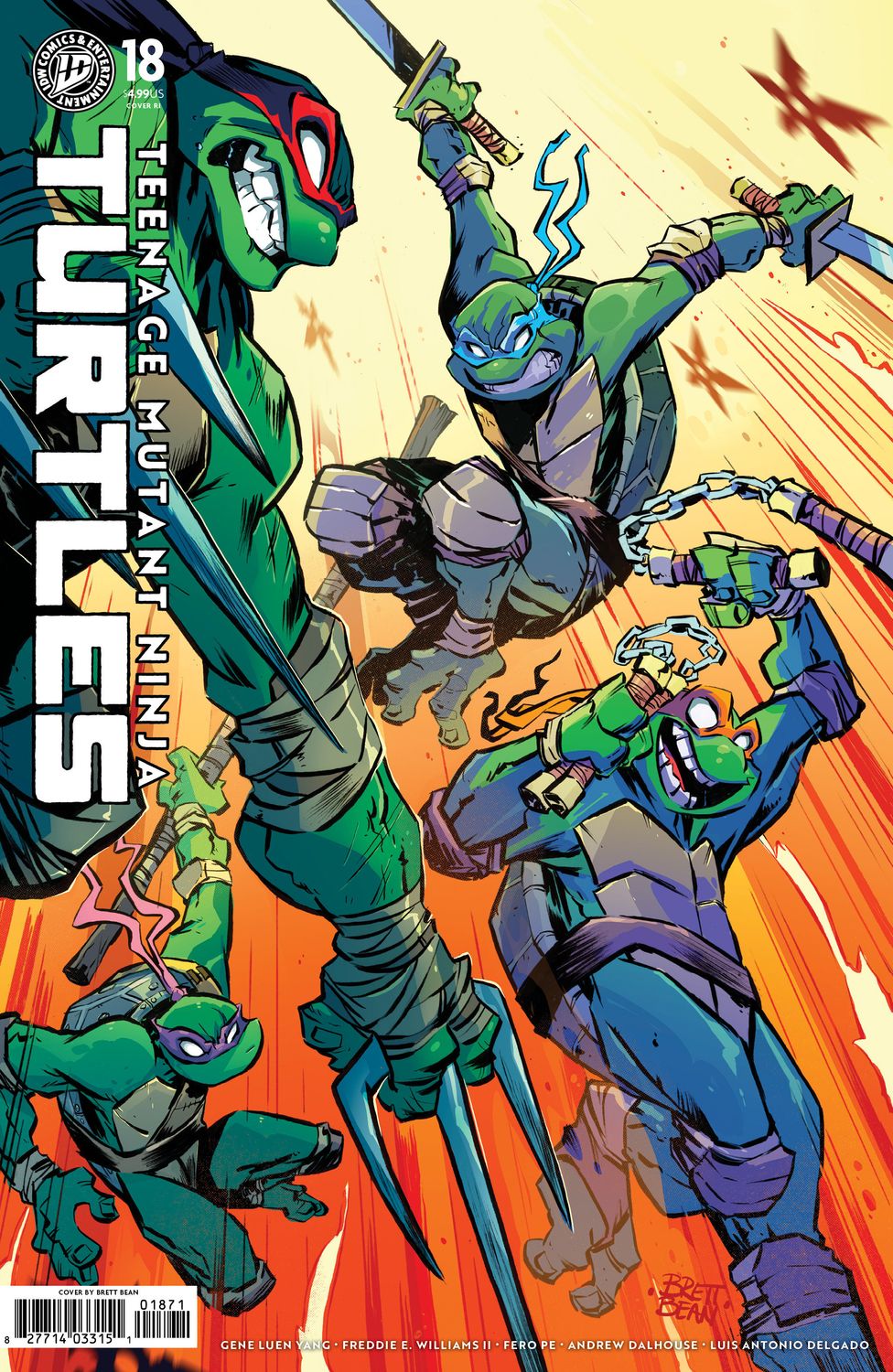 Teenage Mutant Ninja Turtles #18 Variant 1:25 (Edgar)