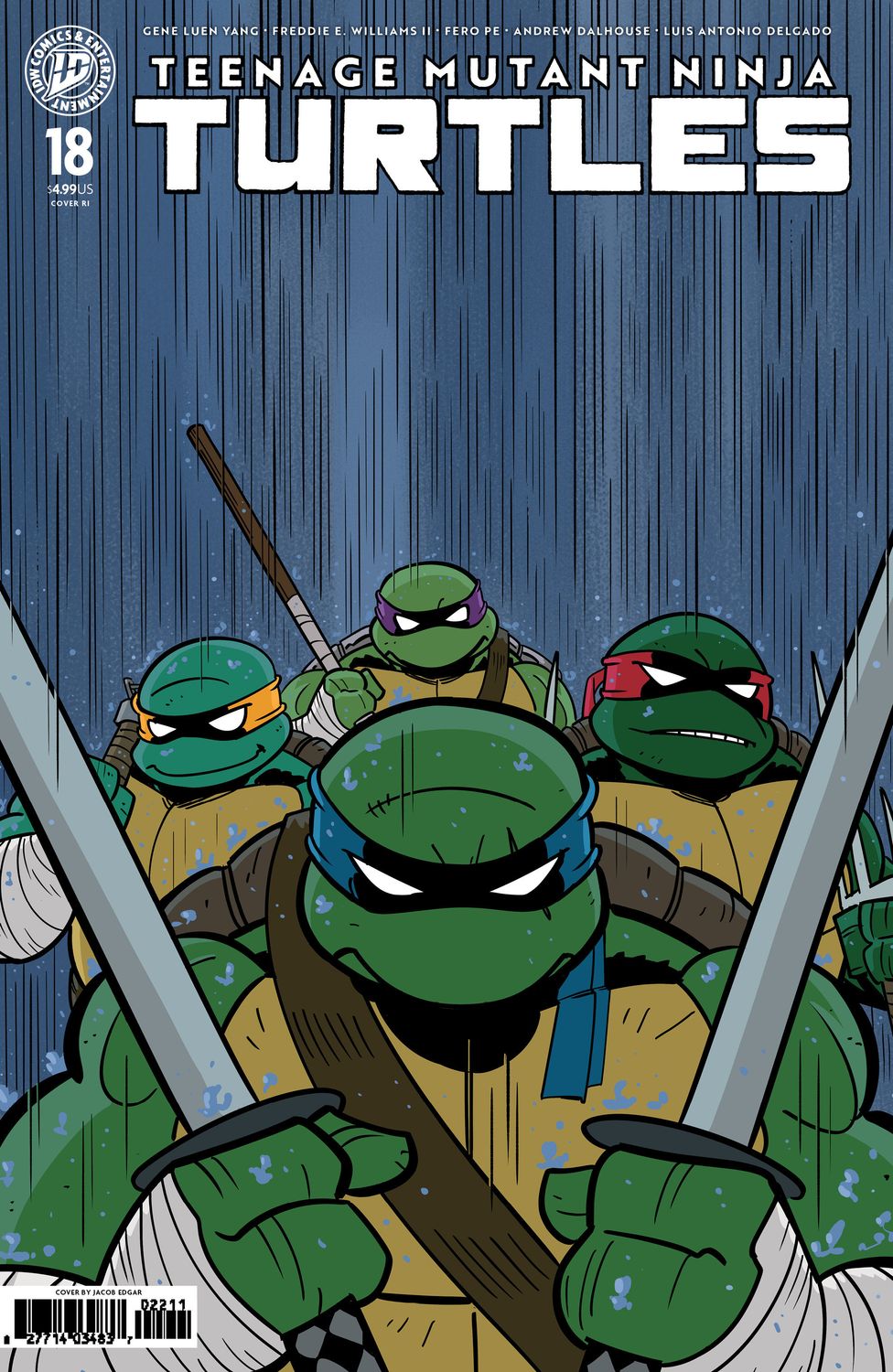Teenage Mutant Ninja Turtles #18 Variant 1:50 (Bean)