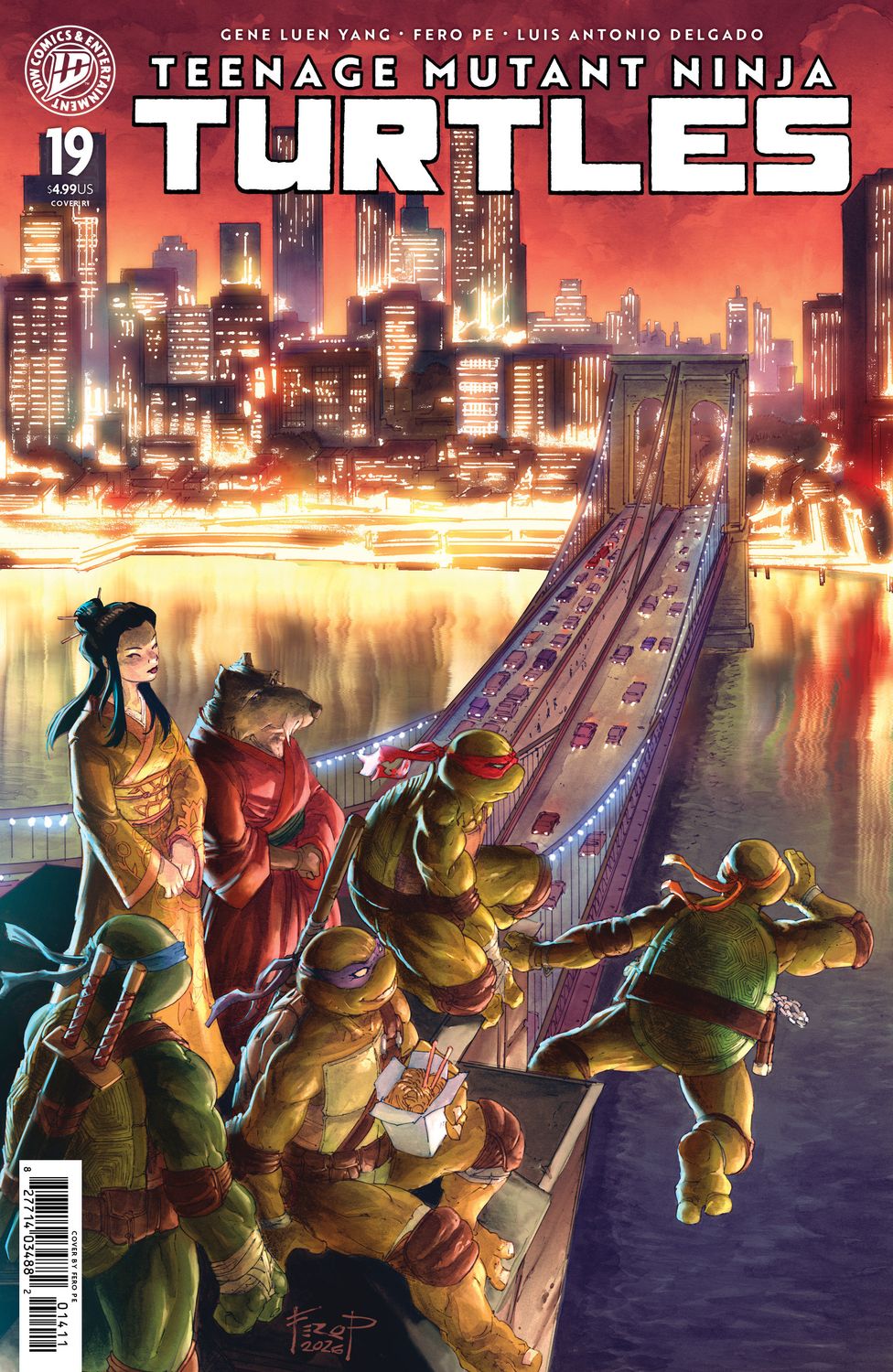 Teenage Mutant Ninja Turtles #19 Variant 1:25 (Pe)