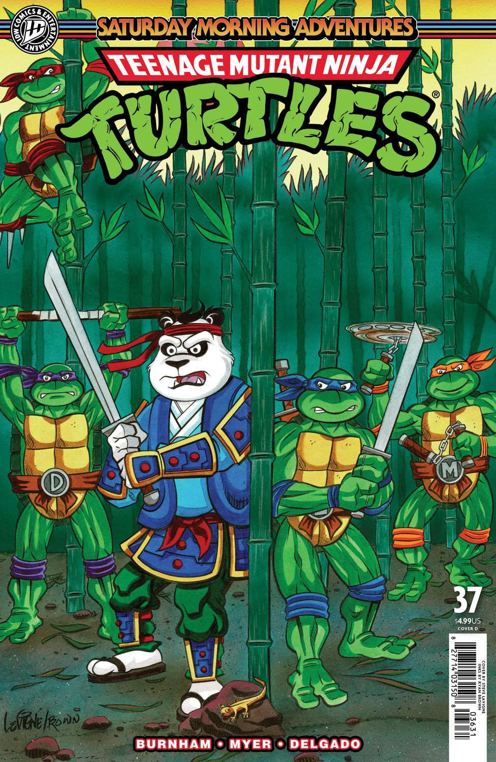 Teenage Mutant Ninja Turtles: Saturday Morning Adventures #37 Variant D Foil (Lavigne)