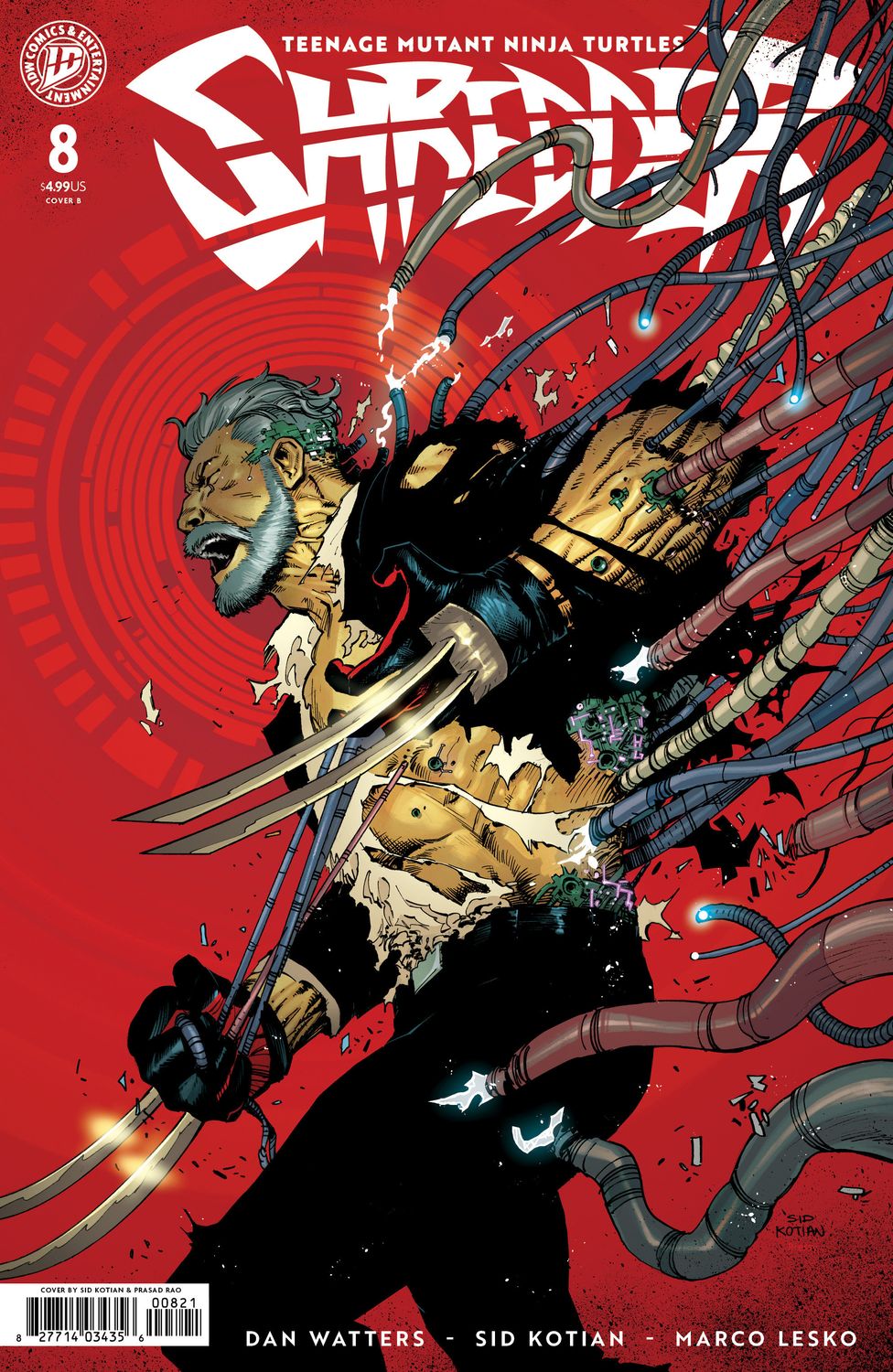 Teenage Mutant Ninja Turtles: Shredder #8 Variant B (Kotian)