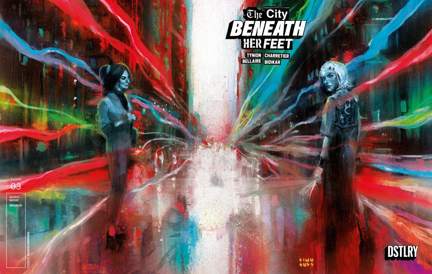 THE CITY BENEATH HER FEET #3 CVR B MARTIN SIMMONDS VARIANT THE CITY BENEATH HER FEET #3 CVR B MARTIN SIMMONDS VARIANT