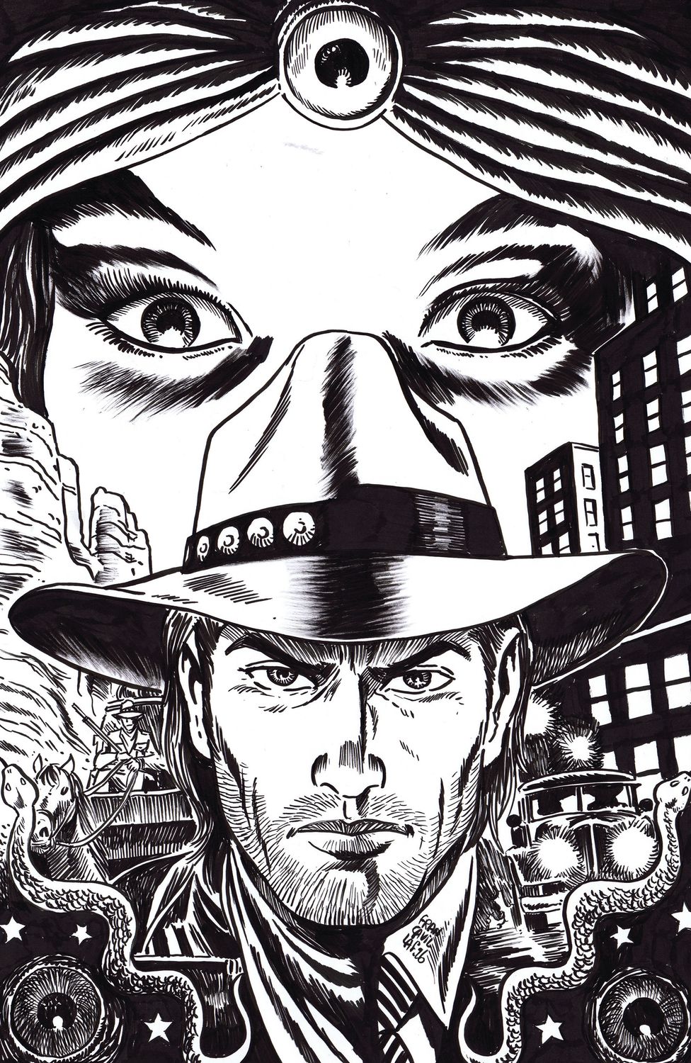 The Life and Death of Lucas Dreamwalker #1 E Unlimited Variant (Full Art, Francavilla)