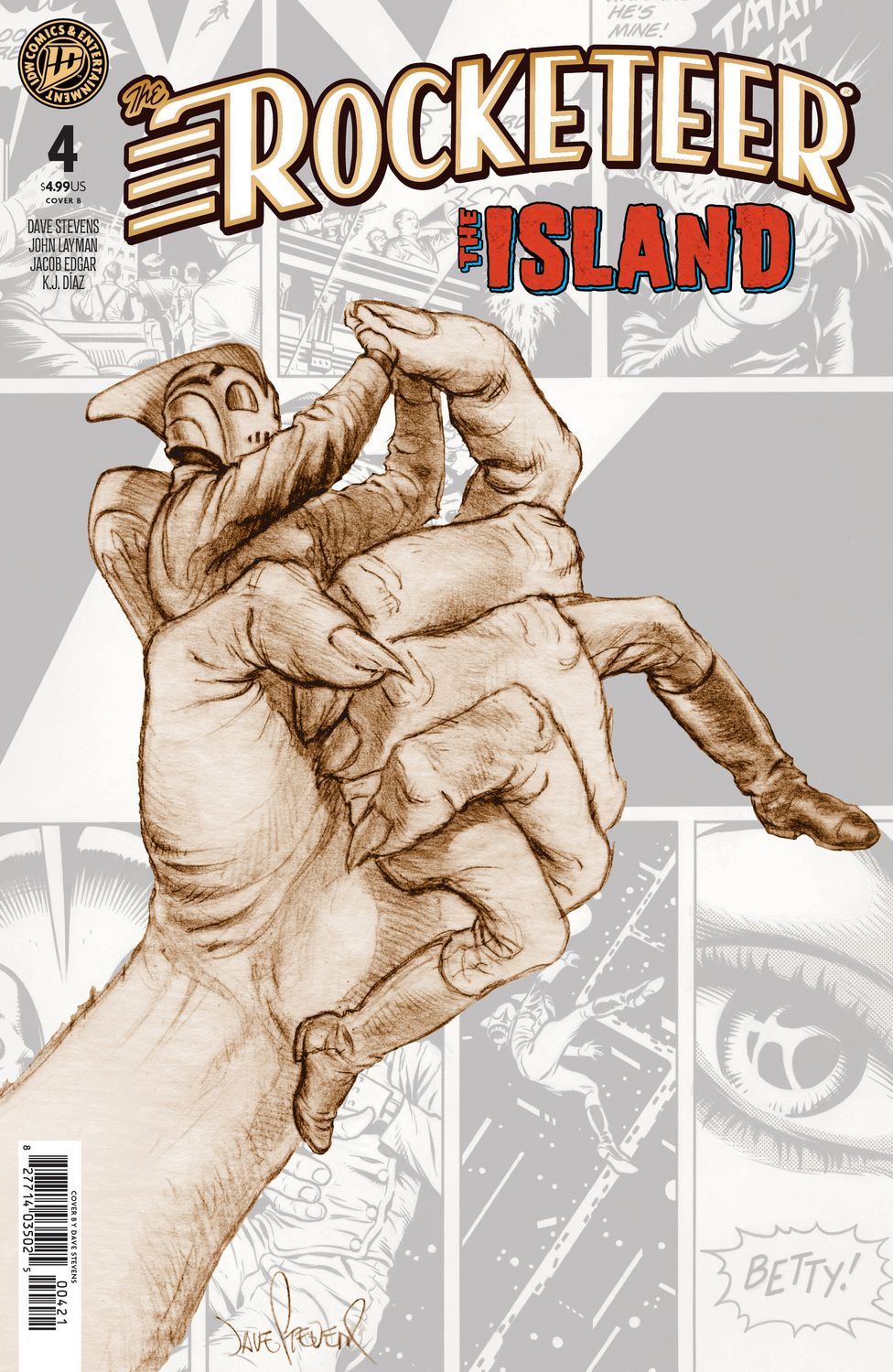 The Rocketeer: The Island #4 Variant B (Stevens)