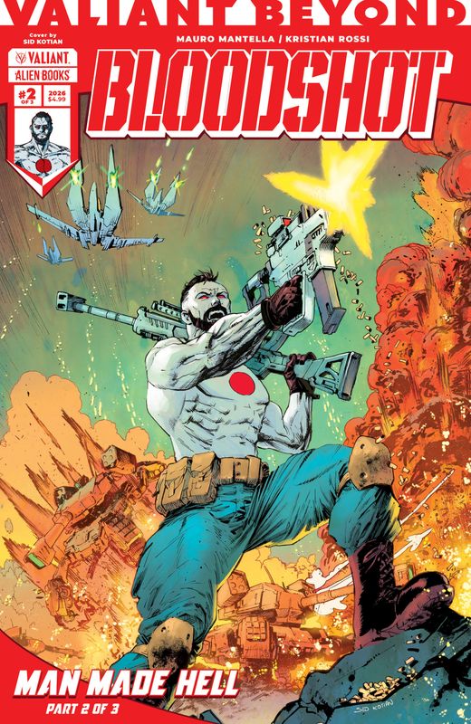 Valiant Beyond: Bloodshot #5--Man Made Hell #2 Variant B (Kotian)