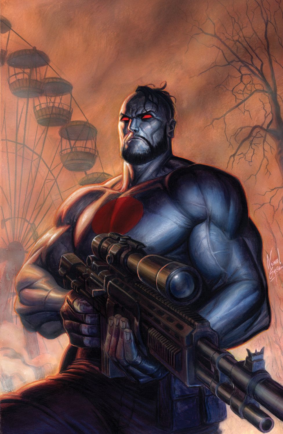 Valiant Beyond: Bloodshot #5--Man Made Hell #2 Variant C (Fajardo Full Art)