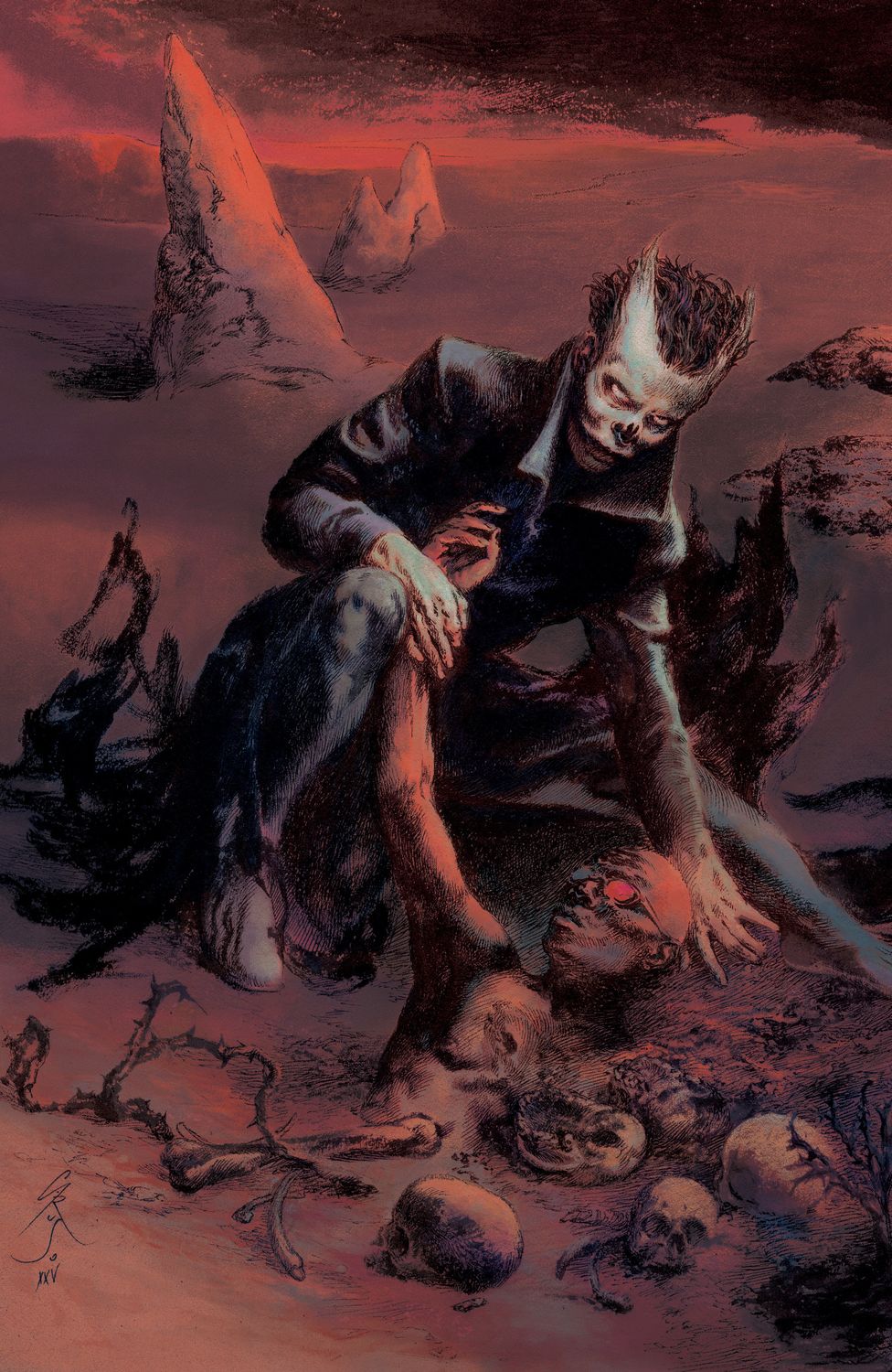 Valiant Beyond: Tales of the Shadowman #9--Legacy of LeRoi #3 Variant C (Azamor Full Art) Valiant Beyond: Tales of the Shadowman #9--Legacy of LeRoi #3 Variant C (Azamor Full Art)