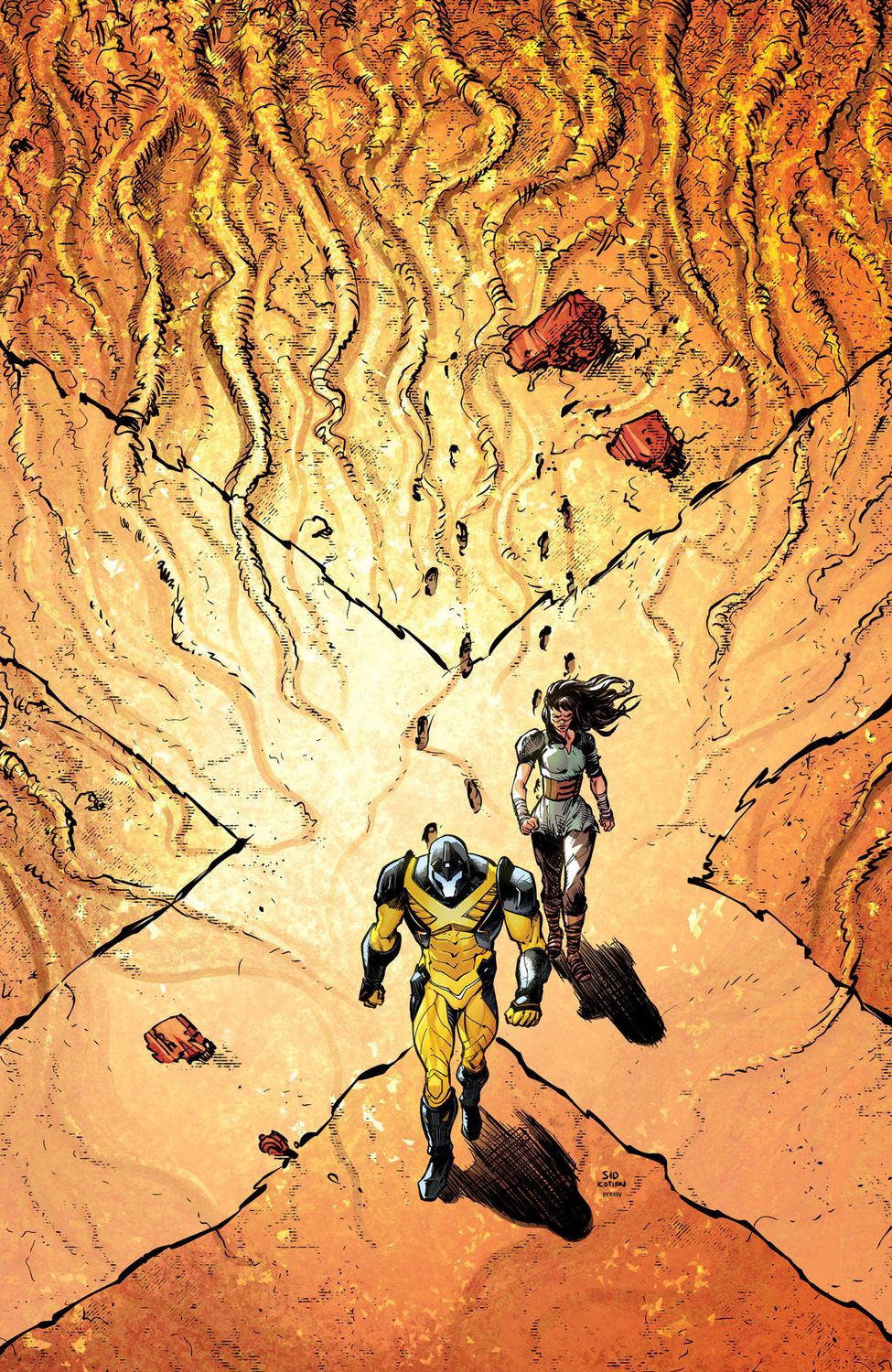 Valiant Beyond: The X-O Manowar #9--The Pilgrimage #1 Variant C (Kotian Full Art)