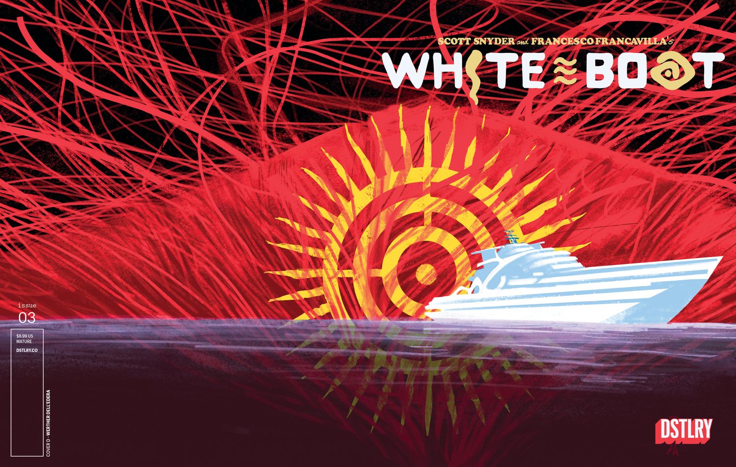 WHITE BOAT #3 CVR D WERTHER DELL'EDERA 1:10 VARIANT