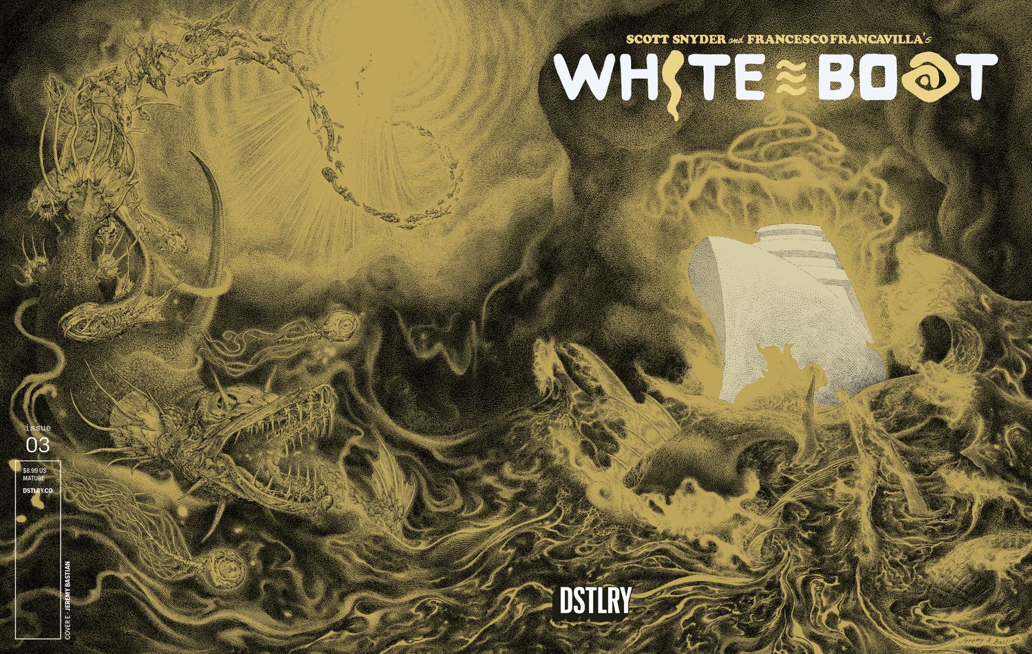 WHITE BOAT #3 CVR E JEREMY BASTIAN 1:15 VARIANT