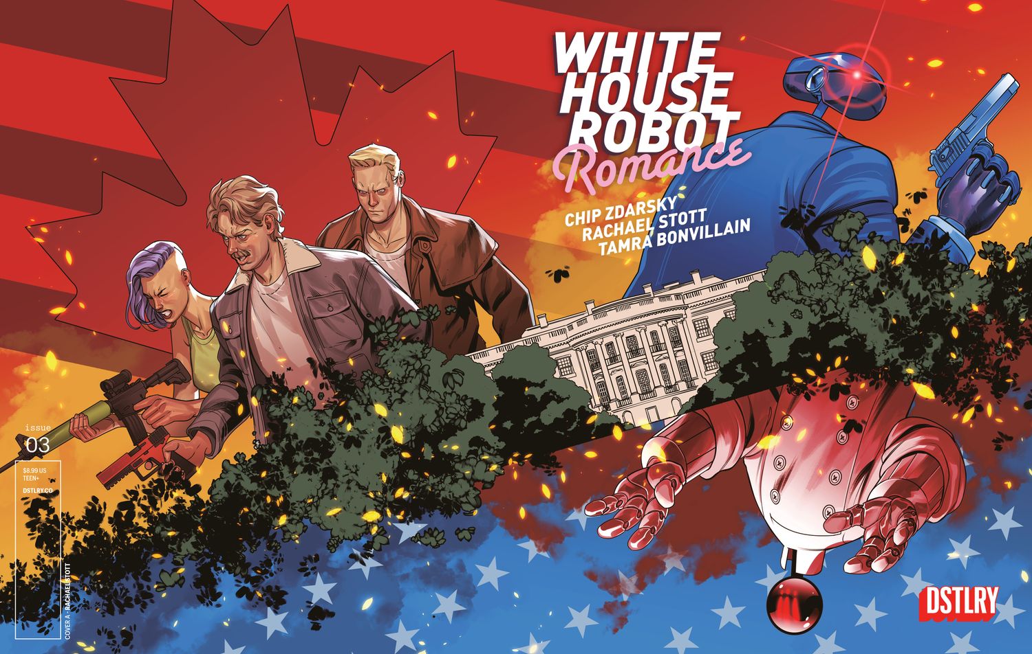 WHITE HOUSE ROBOT ROMANCE #3 CVR A RACHAEL STOTT WHITE HOUSE ROBOT ROMANCE #3 CVR A RACHAEL STOTT