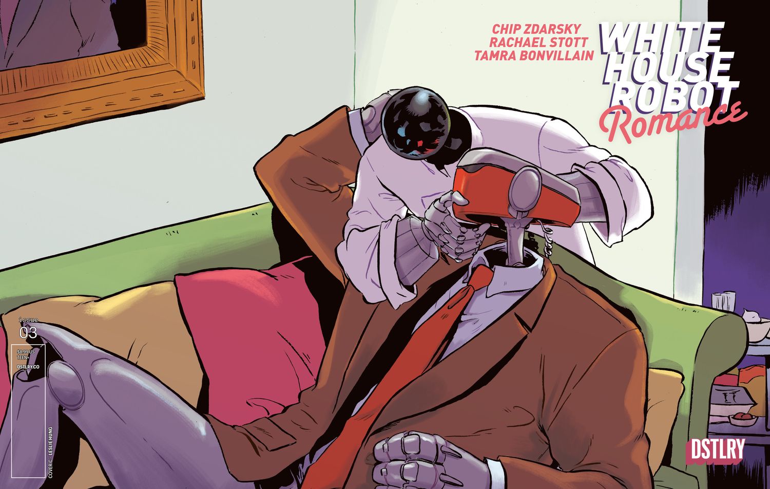 WHITE HOUSE ROBOT ROMANCE #3 CVR C LESLIE HUNG 1:5 VARIANT
