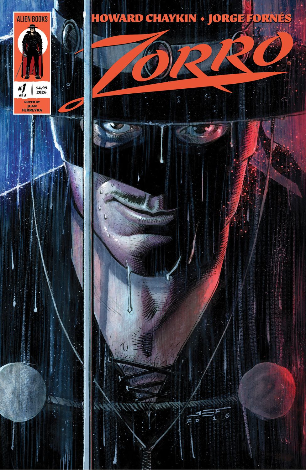 Zorro #1 Variant C (Ferreyra)