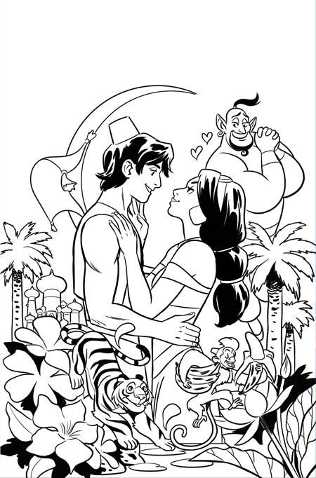 ALADDIN #1 CVR K 1:15 NATACHA BUSTOS LINE ART VIRGIN VAR