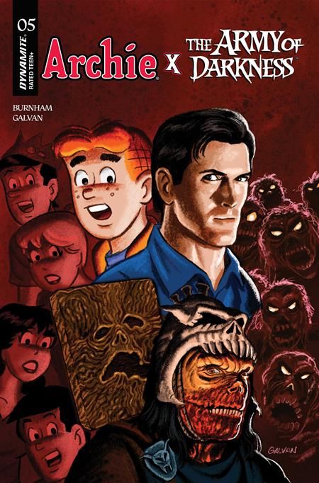 ARCHIE X ARMY OF DARKNESS #5 CVR B BILL GALVAN VAR ARCHIE X ARMY OF DARKNESS #5 CVR B BILL GALVAN VAR