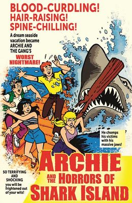 ARCHIES TV LAUGH OUT #79 FACSIMILE EDITION CVR B STAN GOLDBERG JAWS PARODY MOVIE POSTER VAR
