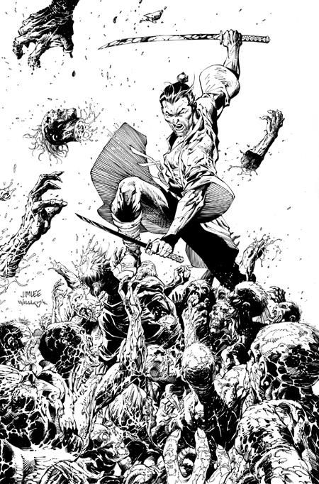 DEAD SAMURAI #8 CVR D 1:10 JIM LEE B&W VIRGIN VAR