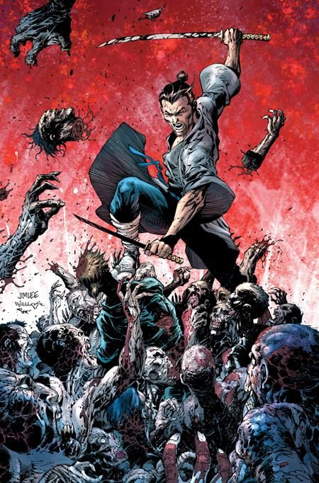 DEAD SAMURAI #8 CVR E 1:100 JIM LEE VIRGIN SIGNED VAR