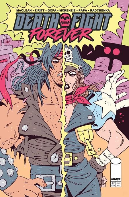 DEATH FIGHT FOREVER #4 (OF 5) CVR B SAM MCKENZIE VAR