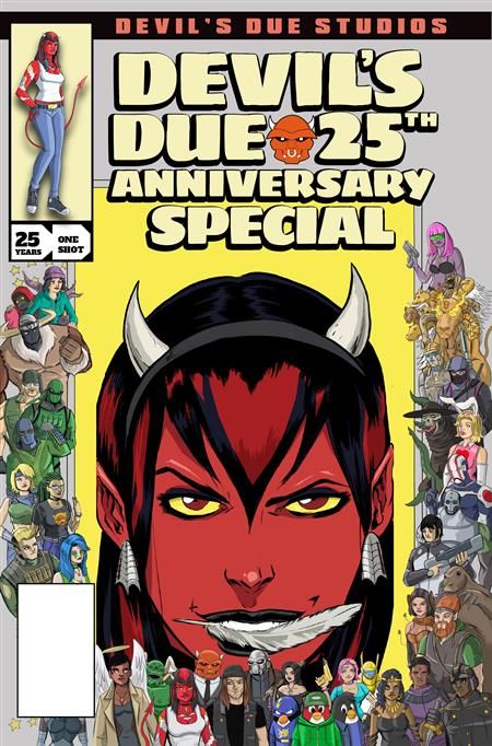 DEVILS DUE 25TH ANNIVERSARY SPECIAL #1 (ONE SHOT) CVR D 1:10 TIM SEELEY HOMAGE UV SPOT VAR