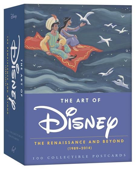 DISNEY THE ART OF DISNEY THE RENAISSANCE AND BEYOND 1989-2014 100 COLLECTIBLE POSTCARDS