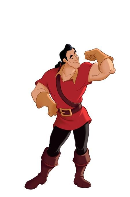 DISNEY VILLAINS GASTON #3 CVR G 1:15 ANIMATION ART VIRGIN VAR