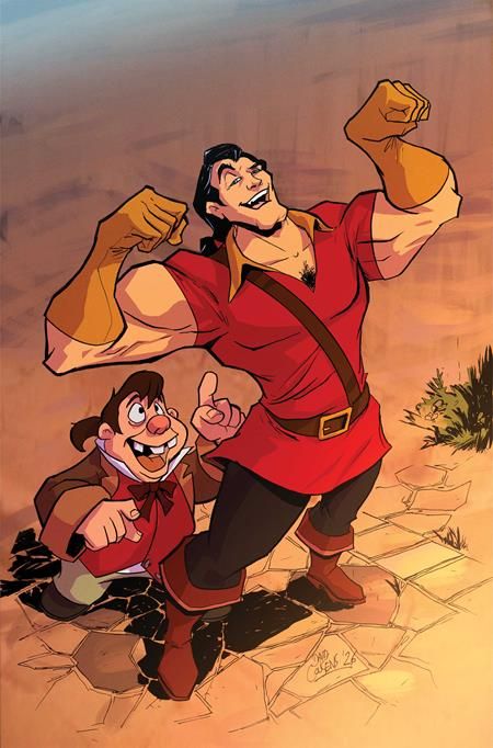 DISNEY VILLAINS GASTON #4 CVR E 1:10 DAVID COUSENS VIRGIN VAR